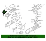 Console Trim Panel - Volvo (31415954) - view 4