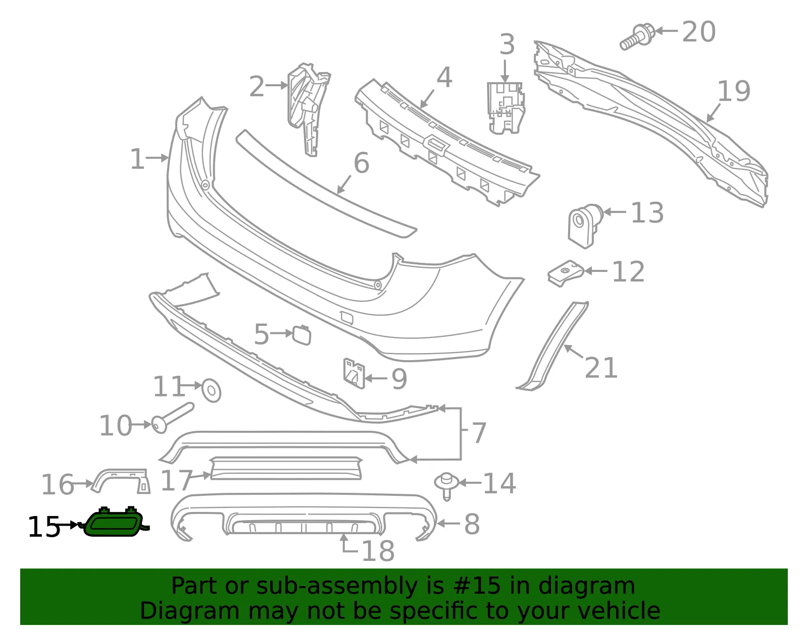 Trim Ring - Passenger Side (RH) - Volvo (31425017) - view 3