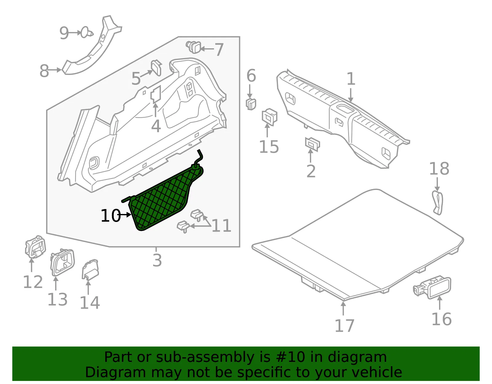 Cargo Net - Volvo (31426155) - view 2