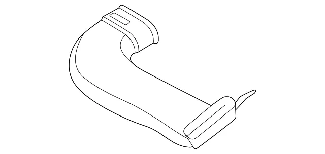 Instrument Panel Air Duct - Volvo (31436942)