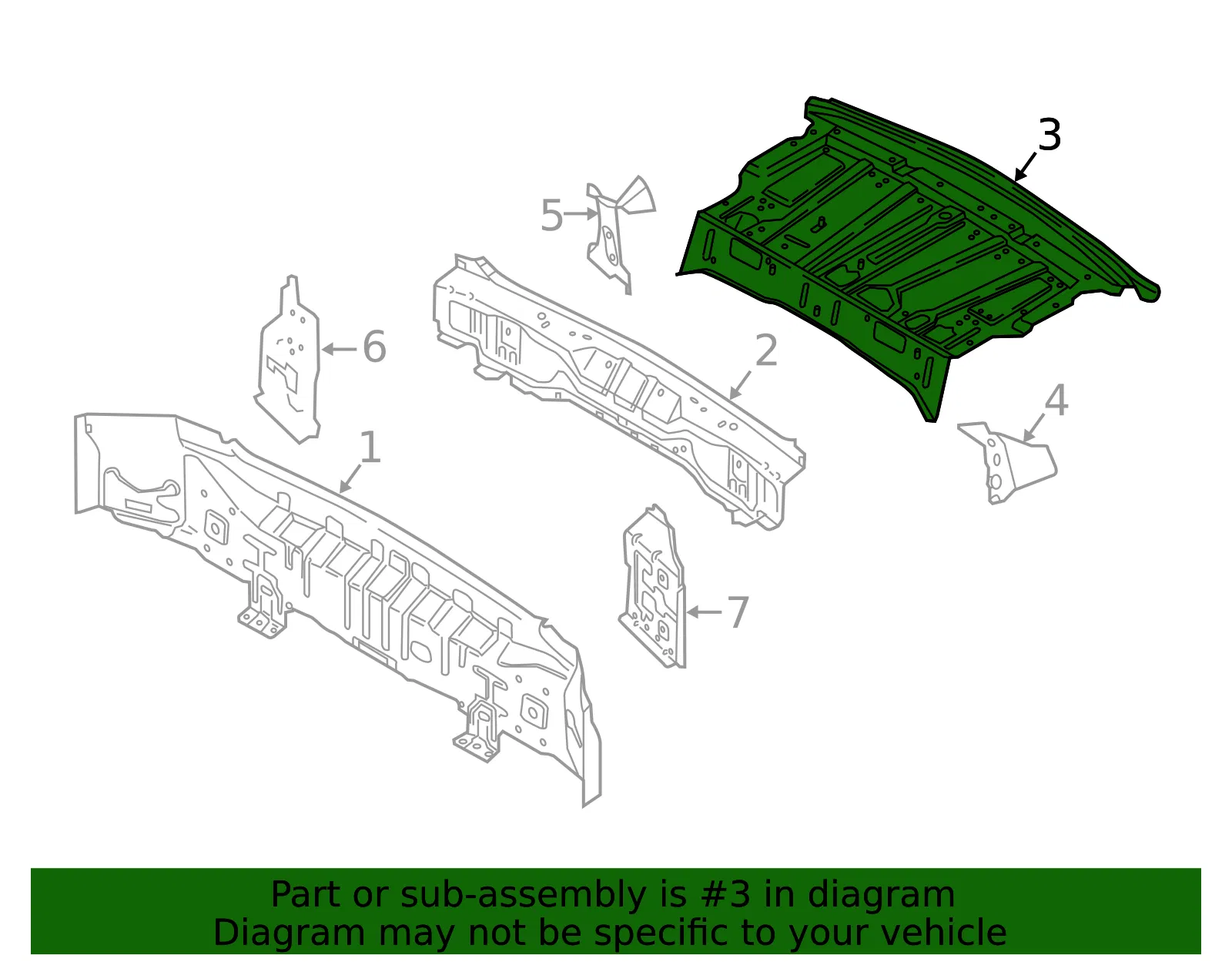 Package Tray - Volvo (31440334) - view 2