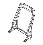 Seat Back Frame - Volvo (31446582) - view 3