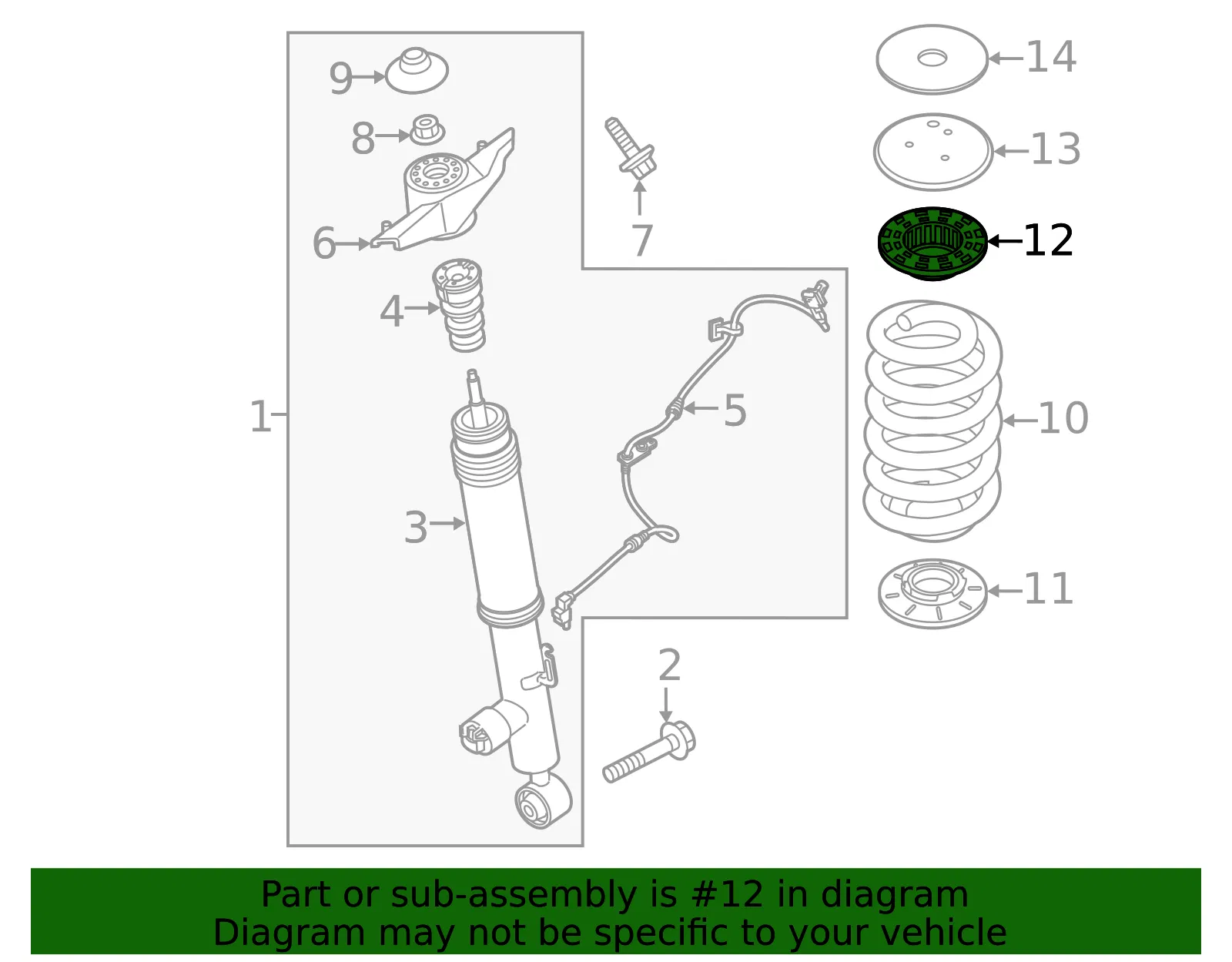 Upper Seat - Volvo (31451675) - view 2