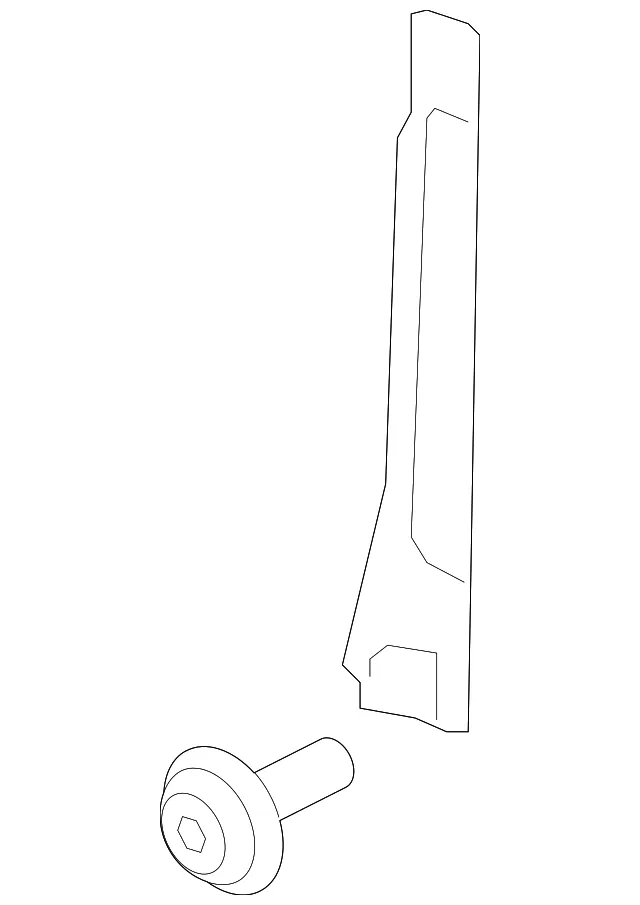 Cowl Trim - Passenger Side (RH) - Volvo (31457479)