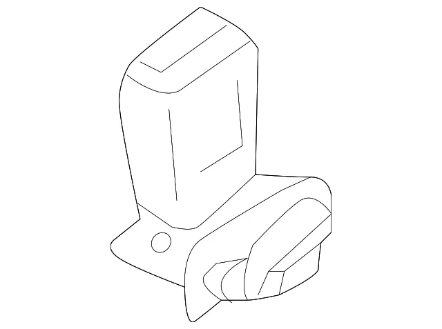 Seat Belt Receptacle - Volvo (31462761)