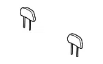 Headrest, Outer - Volvo (31467756) - view 3