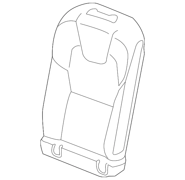 Seat Back Cover - Driver's Side (LH) - Volvo (31467815)