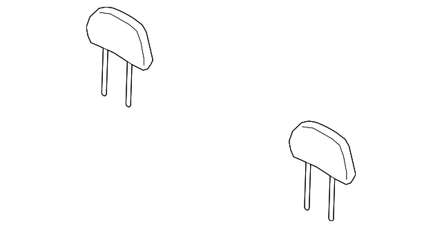 Headrest, Outer - Volvo (31467840)