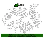 Console Lid - Volvo (31469500) - view 10