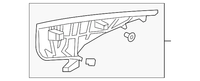 Upper Trim - Driver's Side (LH) - Volvo (31485893)