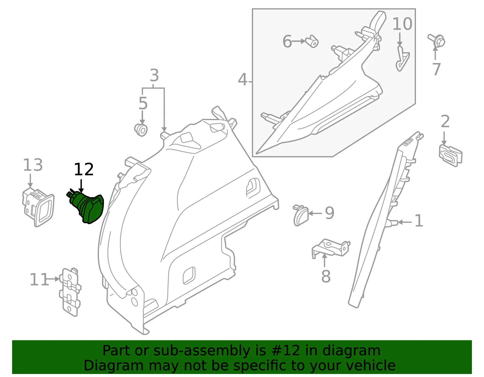 Power Outlet - Volvo (31495048) - view 2