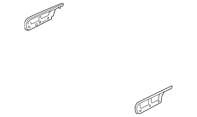 Console Tray Bracket - Passenger Side (RH) - Volvo (31497200)
