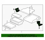 Seat Armrest Bracket - Volvo (31498170) - view 4