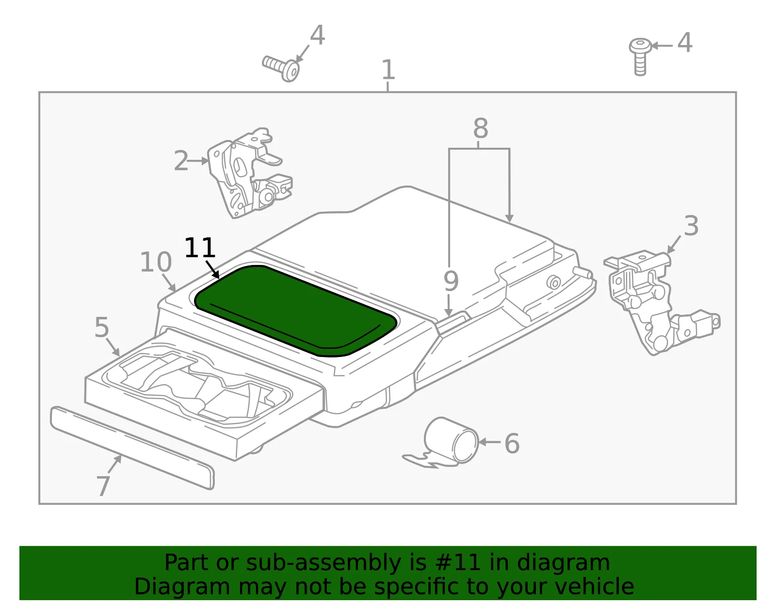 Compartment Box - Volvo (31498178) - view 2