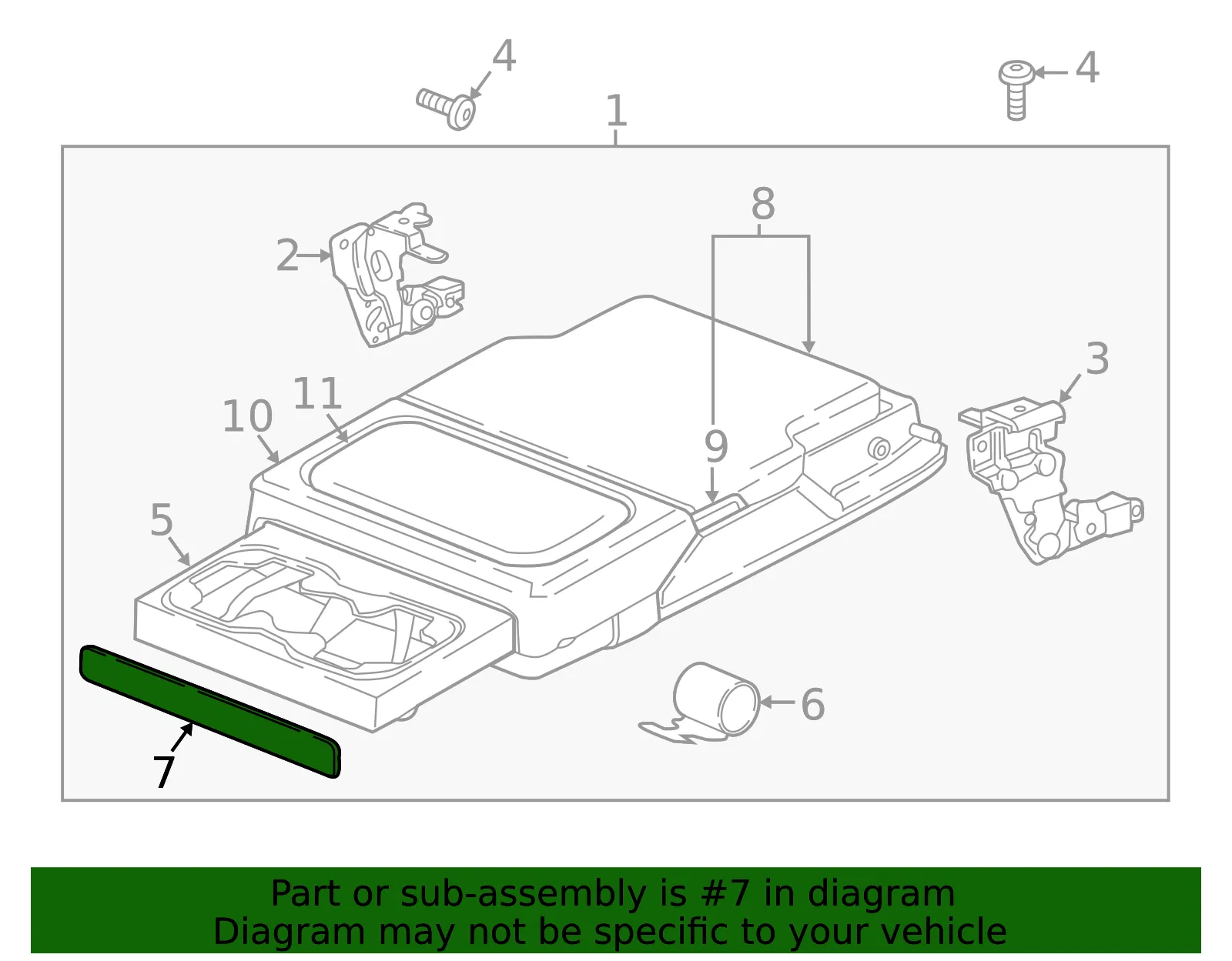 Seat Trim Panel - Volvo (31498255) - view 2