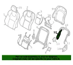 Seat Back Panel Bracket - Volvo (31498265) - view 4