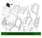 Headrest - Volvo (31498349) - view 4
