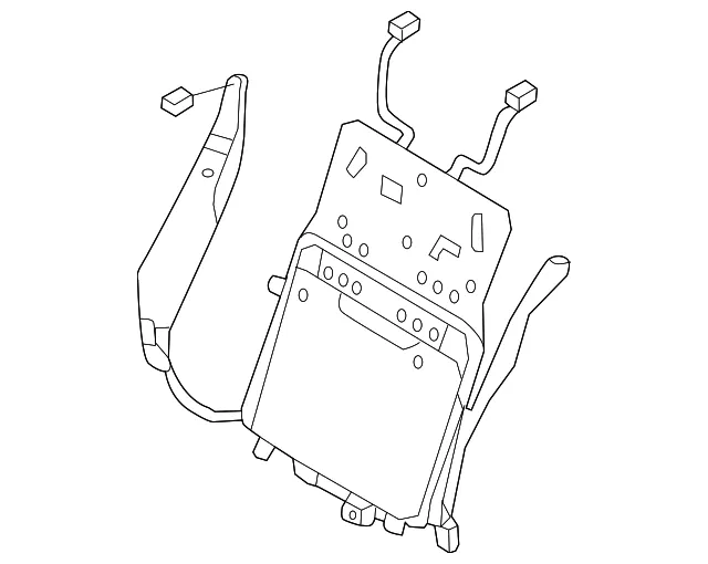 Seat Lumbar Support Cushion - Volvo (31498473)