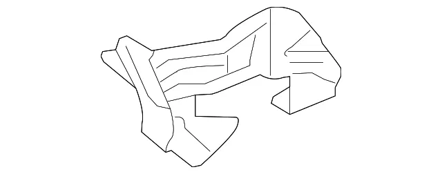 Instrument Panel Knee Bolster Bracket - Volvo (31651111)
