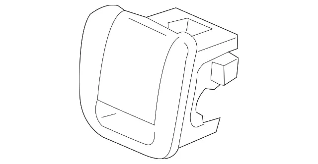 Seat Belt Anchor Plate Cover - Volvo (31685072) - view 2