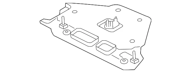 Instrument Panel Knee Bolster - Volvo (31688746)