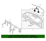 Instrument Panel Mounting Bracket - Volvo (31689986) - view 4