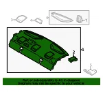 Package Tray Trim - Volvo (31693339) - view 4