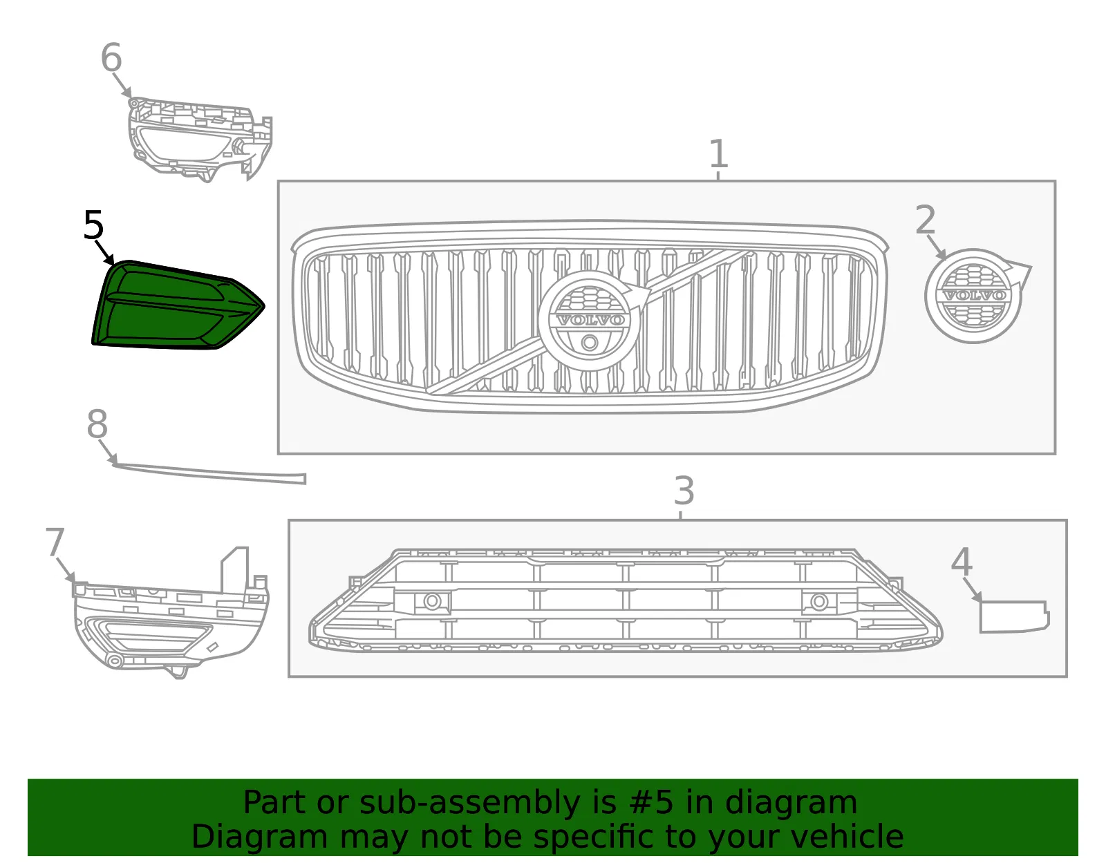 Trim Panel - Driver's Side (LH) - Volvo (31694540) - view 2