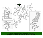 Headrest - Volvo (31696999) - view 4