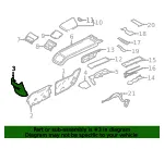 Console Trim Panel - Volvo (31699007) - view 4