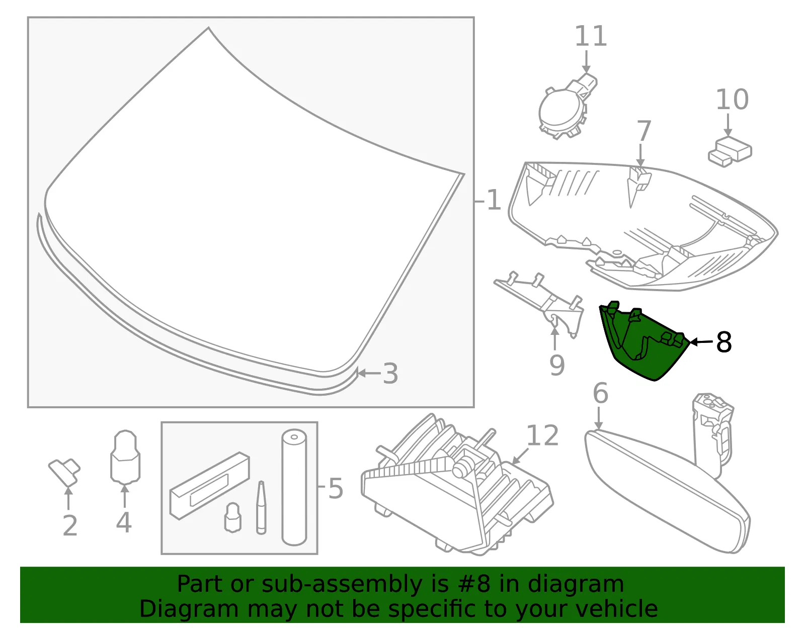 Trim Cover - Volvo (32132235) - view 2