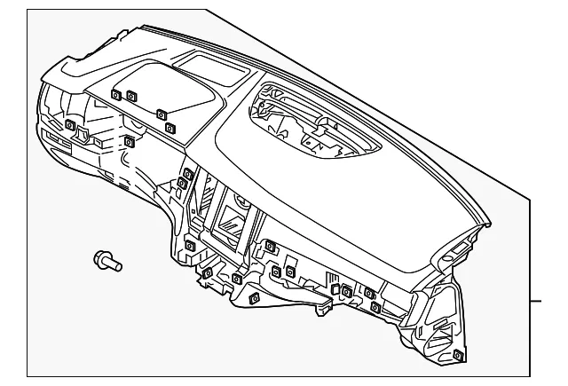 Instrument Panel - Volvo (32201886)