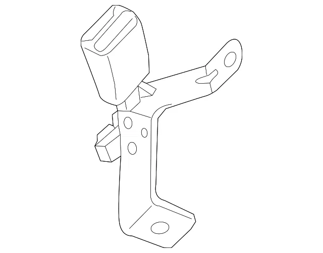 Seat Belt Receptacle - Volvo (32205740)
