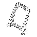 Seat Back Frame - Volvo (32206621) - view 3