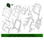 Headrest - Volvo (32206805) - view 4