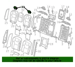 Headrest, Outer - Volvo (32208495) - view 4