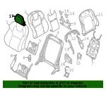 Headrest - Volvo (32208549) - view 4