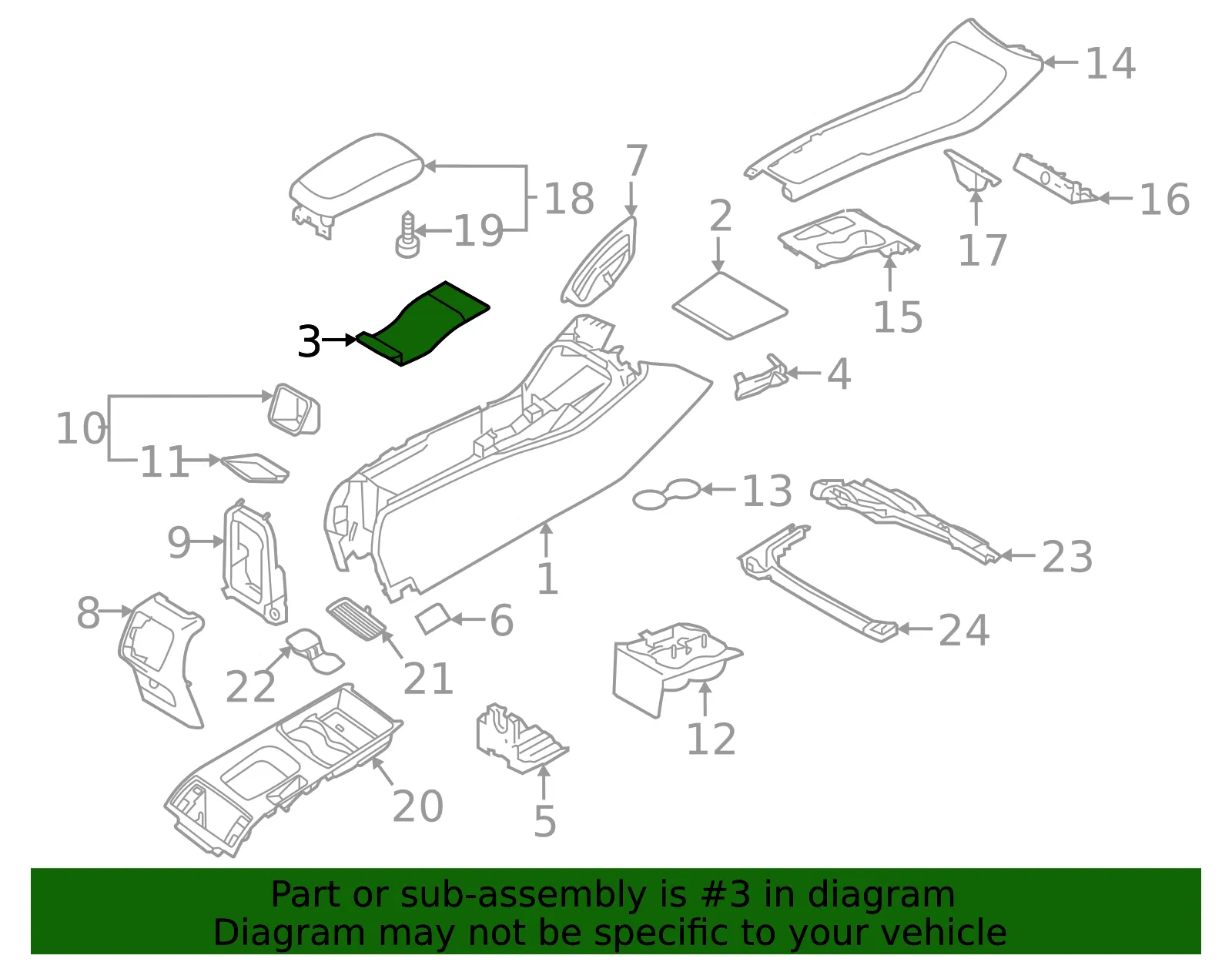 Rubber Mat - Volvo (32226775) - view 2