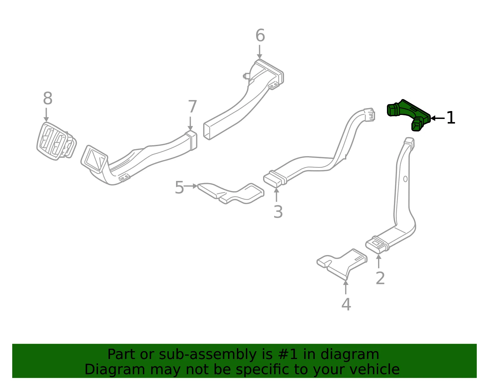 Air Distributor - Volvo (32226892) - view 2