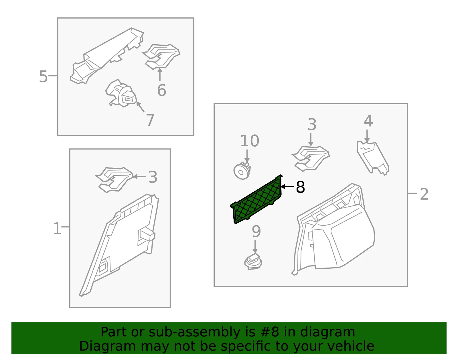 Cargo Net - Driver's Side (LH) - Volvo (32239070) - view 2