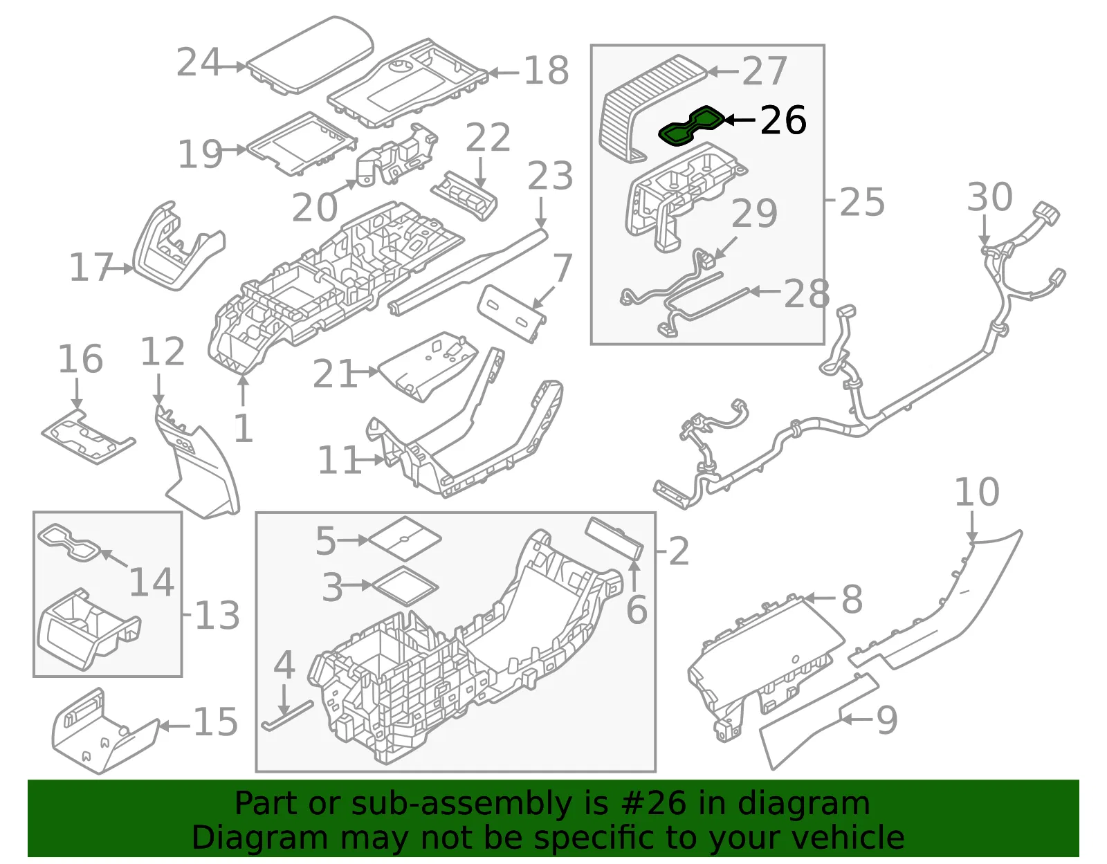 Cup Holder Mat - Volvo (32241033) - view 2
