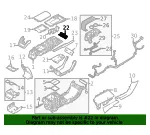 Console Trim Panel - Volvo (32241105) - view 4
