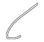 Upper Trim - Driver's Side (LH) - Volvo (32244064) - view 3