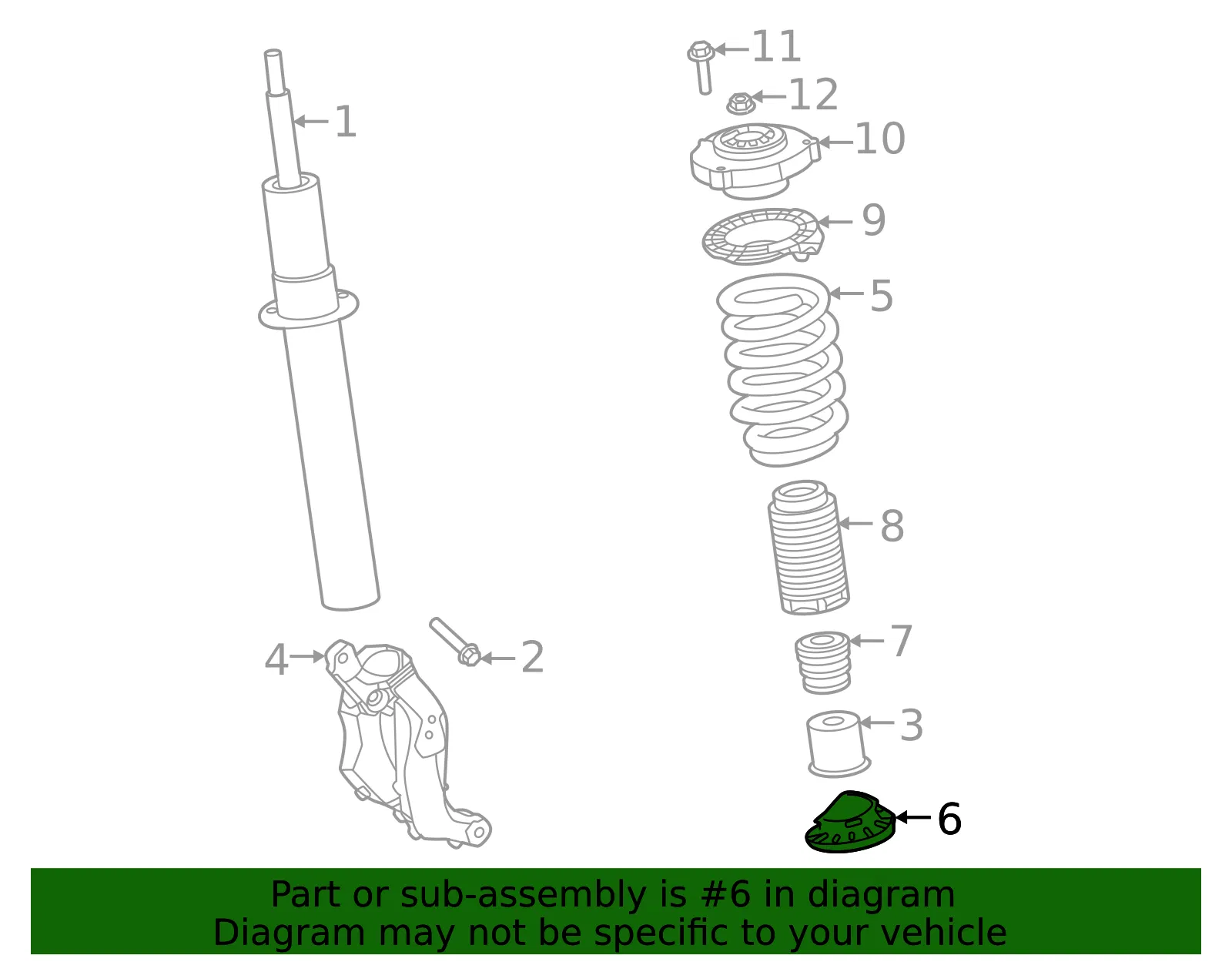 Lower Seat - Volvo (32246968) - view 2