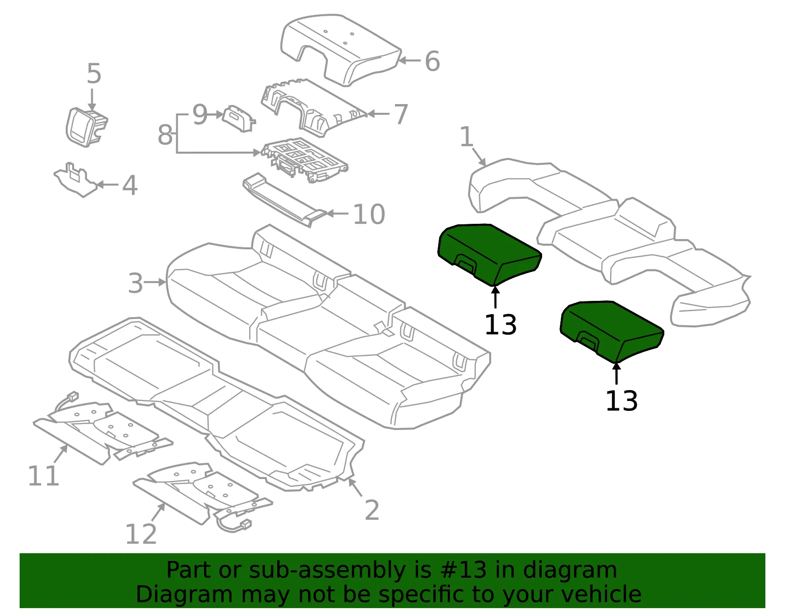 Cushion Cover - Volvo (32248034) - view 2