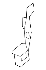 Seat Back Frame Bracket - Volvo (32248342) - view 3