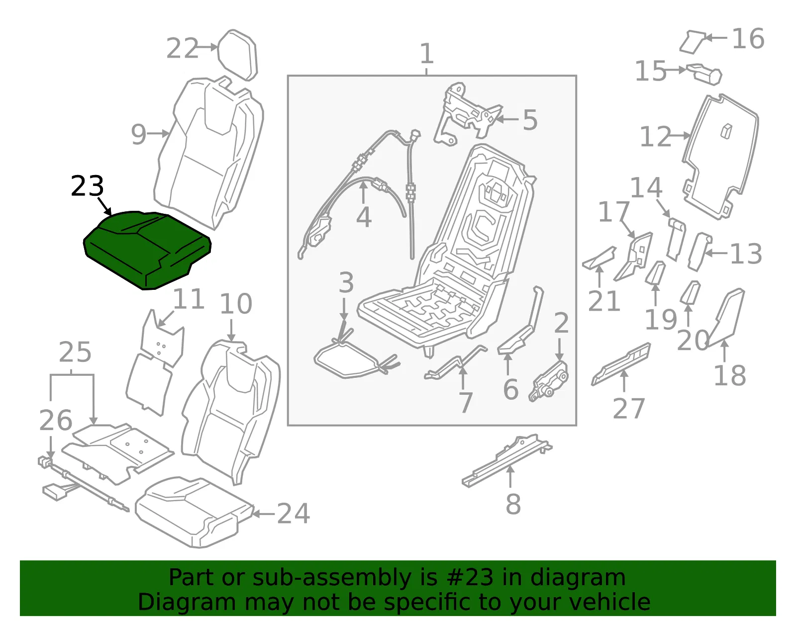 Seat Cover - Volvo (32248802) - view 2