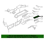 Console Cup Holder Bezel - Volvo (32260255) - view 4