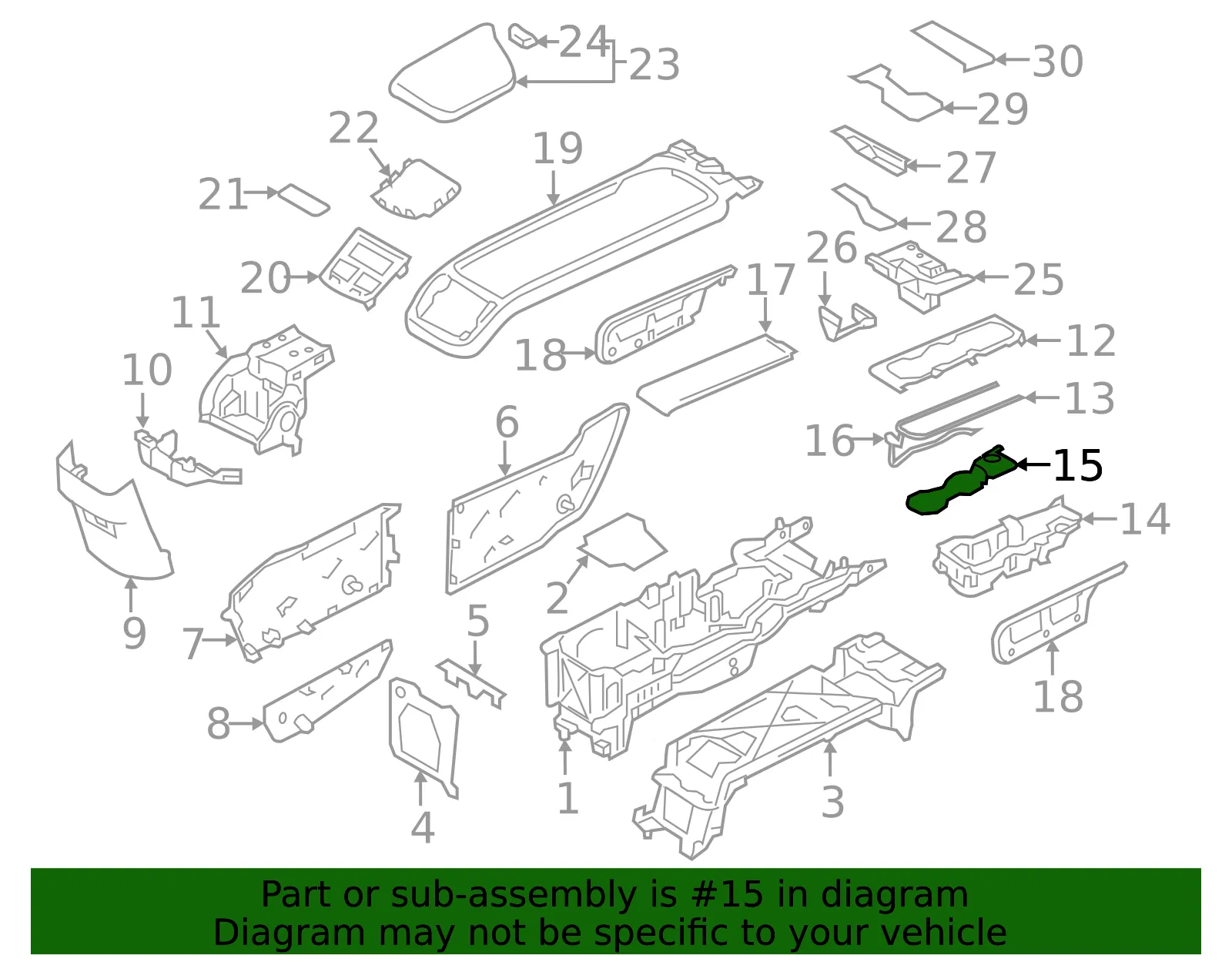 Cup Holder Mat - Volvo (32260296) - view 2