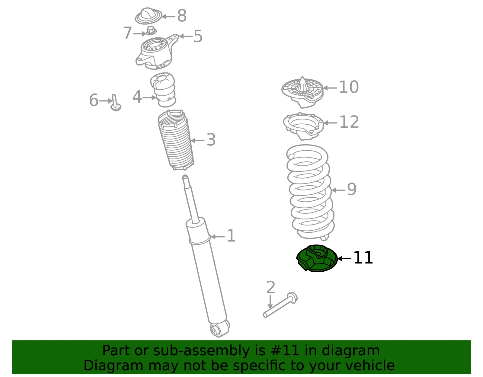 Lower Seat - Volvo (32269520) - view 2
